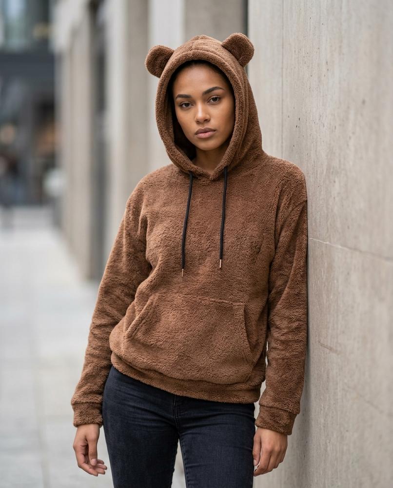 Zumieze - Malan | Plush Hooded Hoodie Women