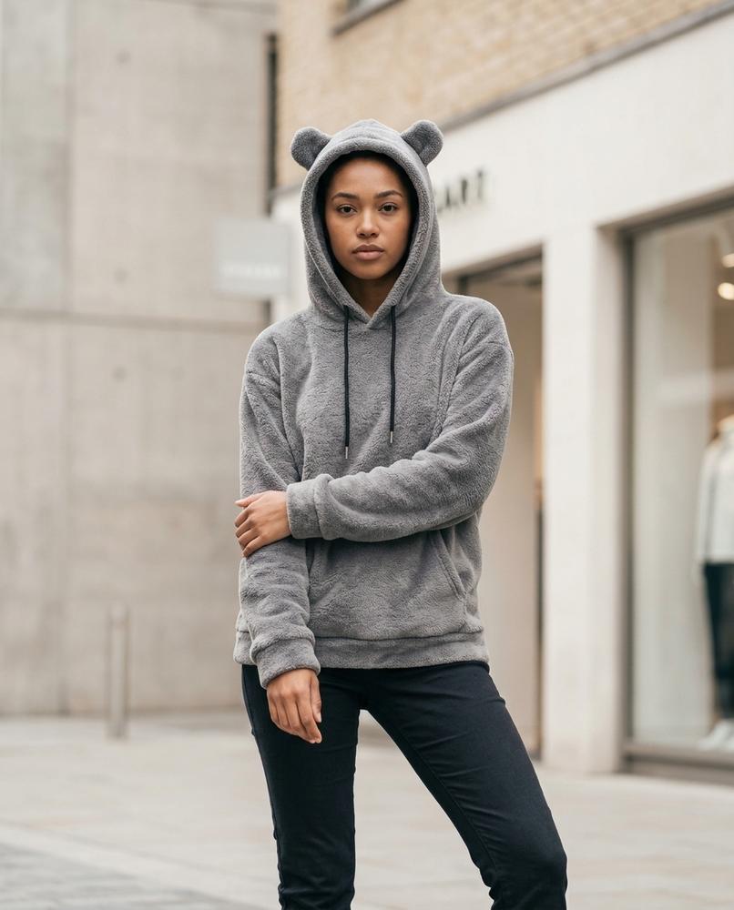 Zumieze - Malan | Plush Hooded Hoodie Women