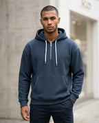 Zumieze - Kamel | Ribbed Quarter-Zip Hoodie Men