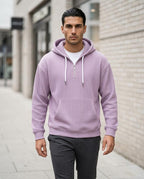Zumieze - Kamel | Ribbed Quarter-Zip Hoodie Men