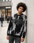 Zumieze - Lyren | Distressed Graphic Sweater Unisex