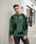 Zumieze - Lyren | Distressed Graphic Sweater Unisex