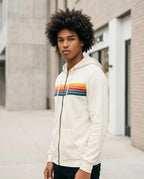 Zumieze - Vasen | Zip-Up Striped Hoodie Men