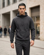 Zumieze - Miven | Quarter-Zip Contoured Hoodie Men