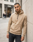 Zumieze - Miven | Quarter-Zip Contoured Hoodie Men