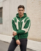 Zumieze - Mator | Zip-Up Paneled Hoodie Unisex