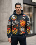Zumieze - Taven | Appliquéd Distressed Hoodie Men