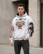 Zumieze - Lehal | Printed Washed Hoodie Unisex