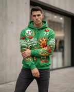 Zumieze - Taven | Appliquéd Distressed Hoodie Men