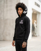 Zumieze - Zekar | Zip-Up Printed Hoodie Unisex