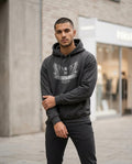 Zumieze - Maron | Graphic Print Wool-Lined Hoodie Men