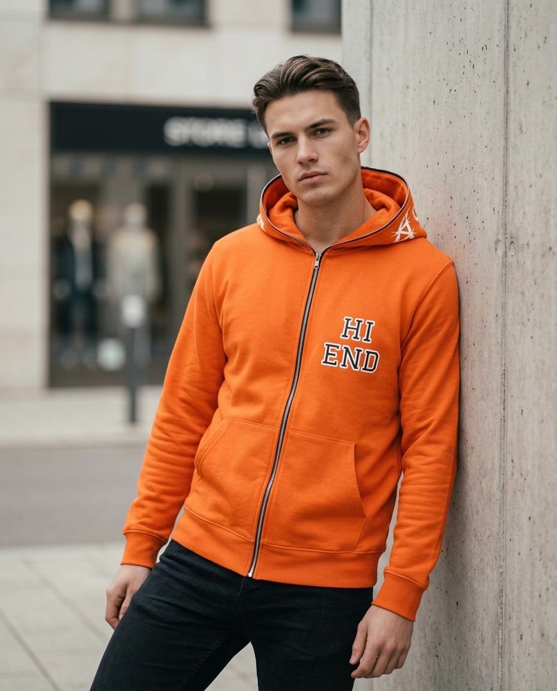 Zumieze - Zekar | Zip-Up Printed Hoodie Unisex