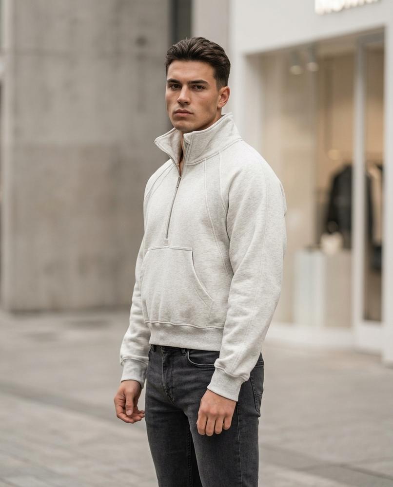Zumieze - Zesen | Half-Zip Cotton Hoodie Women