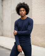 Zumieze - Rivar | Fleece-Lined Crew-Neck Sweater Men