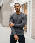 Zumieze - Rivar | Fleece-Lined Crew-Neck Sweater Men