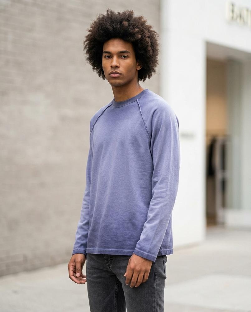 Zumieze - Calom | Washed-Out Raglan Sleeve T-Shirt Unisex