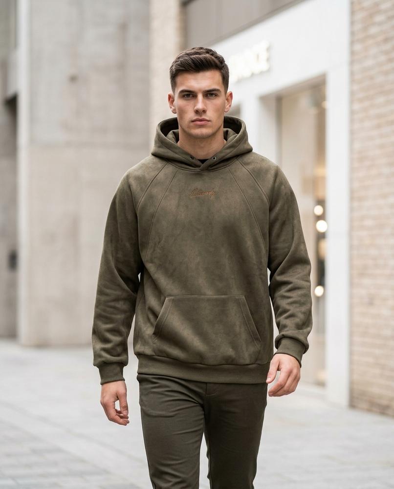 Zumieze - Tiken | Embroidered Raglan Sleeve Hoodie Men