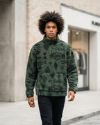 Zumieze - Vetal | Quarter-Zip Patterned Sweater Men