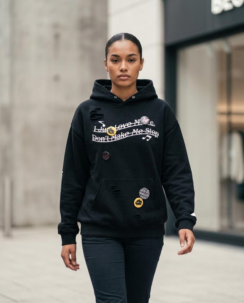 Zumieze - Lekar | Distressed Graphic Hoodie Unisex