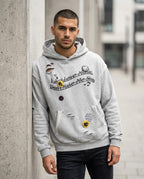 Zumieze - Lekar | Distressed Graphic Hoodie Unisex