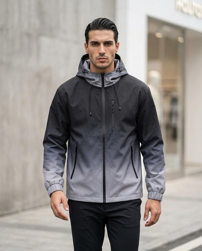 Zumieze - Ledan | Gradient Hooded Jacket Men