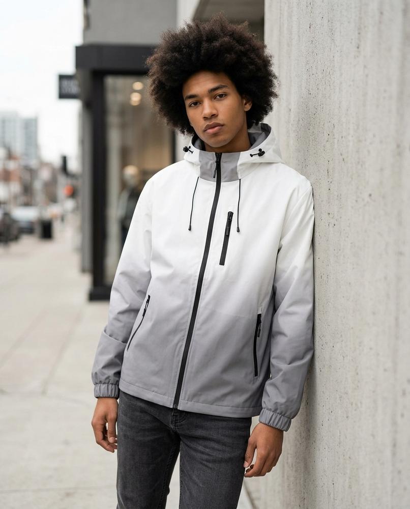 Zumieze - Ledan | Gradient Hooded Jacket Men