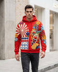 Zumieze - Talan | Appliquéd Textured Hoodie Men
