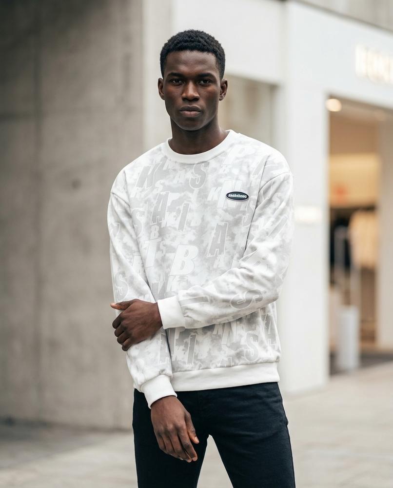Zumieze - Lomir | Printed Crewneck Sweatshirt Men