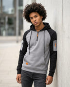 Zumieze - Carel | Two-Tone Quarter-Zip Hoodie Men