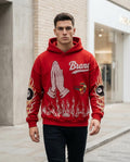 Zumieze - Mihal | Rhinestone-Embellished Graphic Hoodie Unisex
