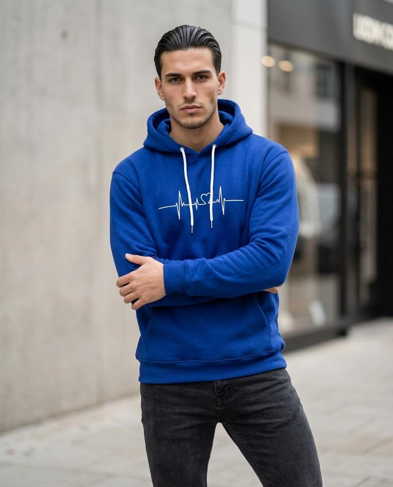 Zumieze - Mivel | Printed Long-Sleeved Hoodie Men