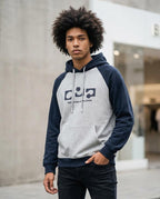 Zumieze - Valan | Two-Tone Printed Hoodie Men