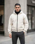 Zumieze - Kalin | Zip-Up High-Neck Hoodie Men
