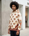 Zumieze - Vemon | Patterned Appliquéd Hoodie Unisex