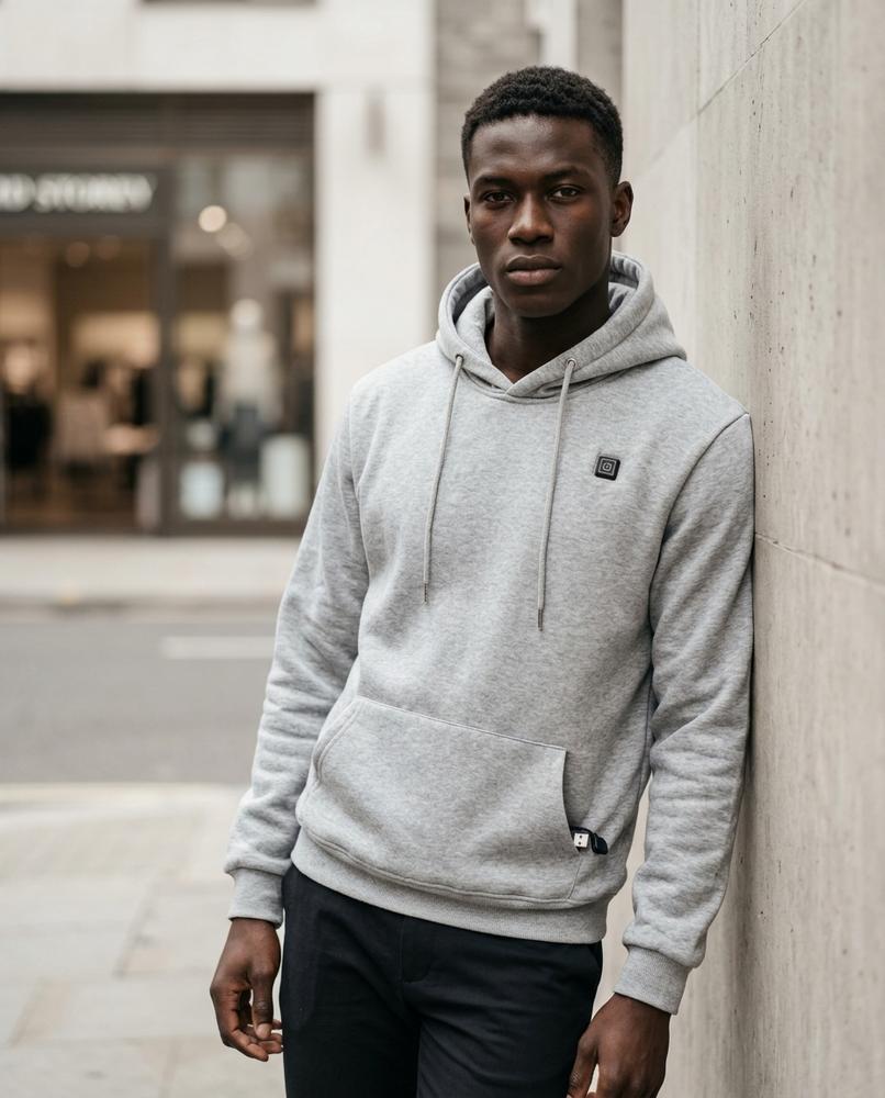 Zumieze - Yovan | Heated Fleece-Lined Hoodie Men