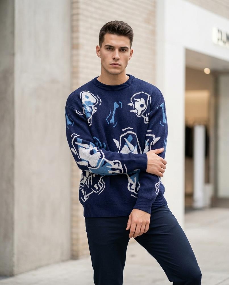 Zumieze - Cazan | Patterned Knitted Sweater Men