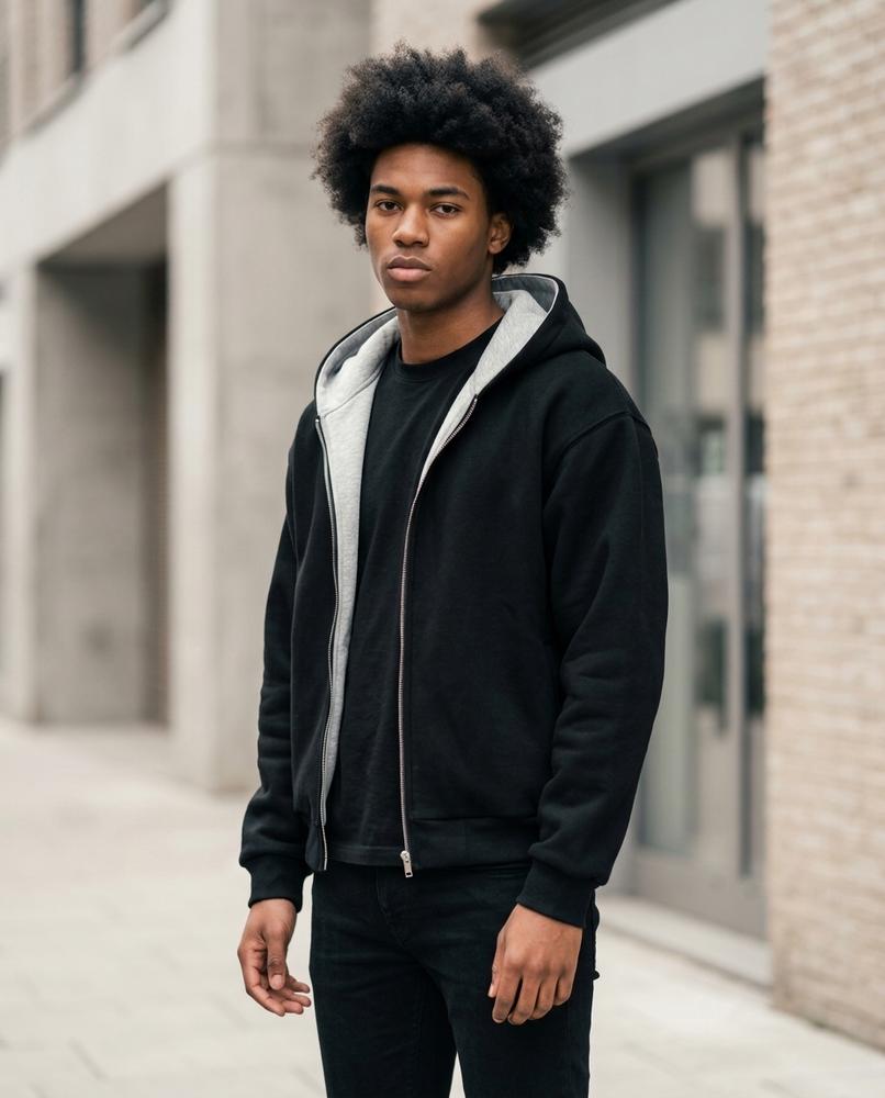 Zumieze - Elnal | Zip-Up Lined Hoodie Men