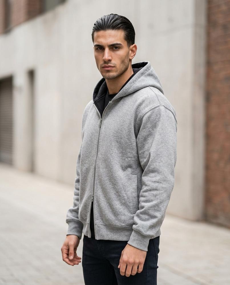 Zumieze - Elnal | Zip-Up Lined Hoodie Men