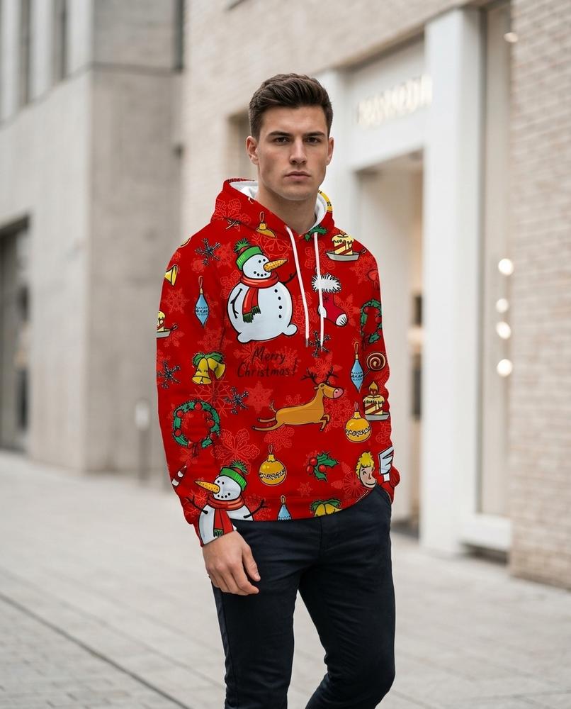 Zumieze - Alver | Printed Long-Sleeved Hoodie Men