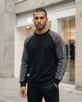 Zumieze - Tahal | Color-Block Embroidered Sweatshirt Men