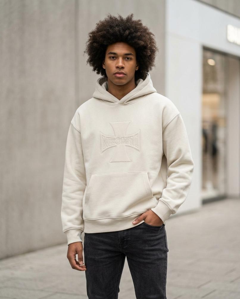 Zumieze - Rirel | Embossed Relaxed Fit Hoodie Men