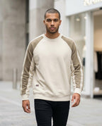 Zumieze - Tahal | Color-Block Embroidered Sweatshirt Men