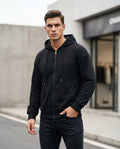 Zumieze - Lelom | Zip-Up Fleece-Lined Hoodie Men