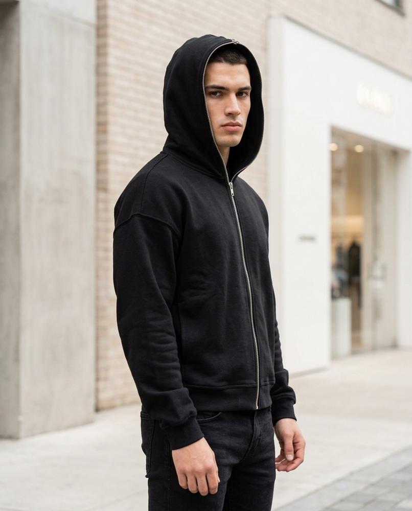 Zumieze - Rotor | Zip-Up Relaxed-Fit Hoodie Men