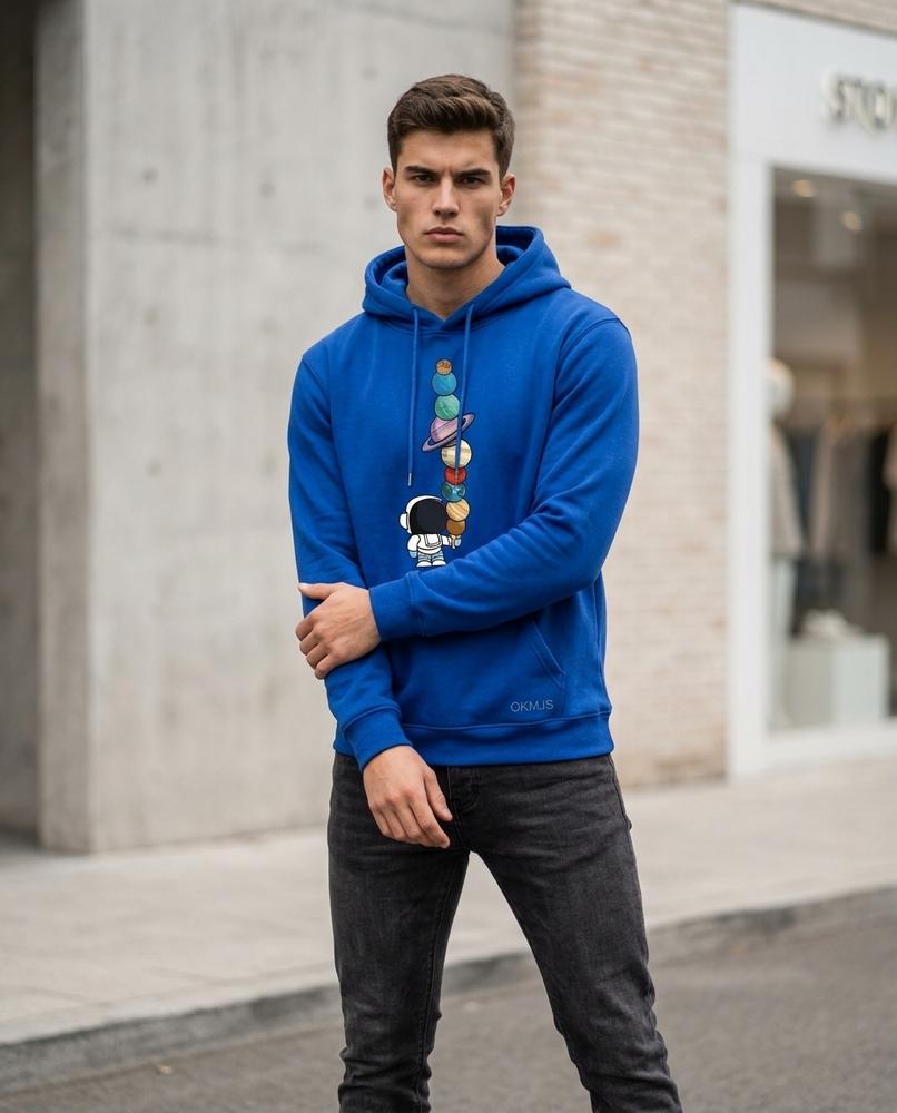 Zumieze - Casen | Printed Pullover Hoodie Men