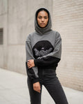 Zumieze - Lyven | Two-Tone Cut-Out Hoodie Women