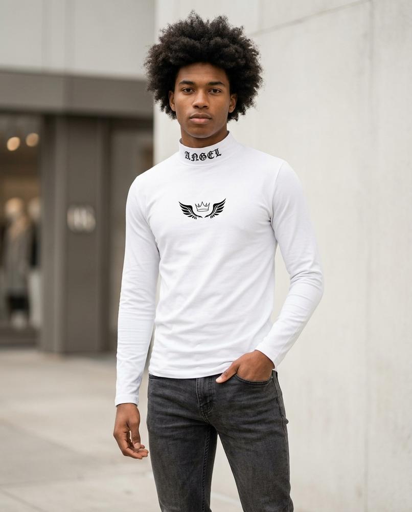 Zumieze - Elsin | Mock Neck Slim Fit Turtleneck Sweater Men