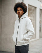 Zumieze - Cosan | Zip-Up Relaxed-Fit Hoodie Men