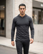 Zumieze - Ninor | Slim Fit Long-Sleeved Hoodie Men