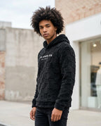 Zumieze - Vimel | Textured Embroidered Hoodie Men